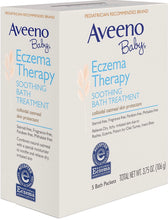 Load image into Gallery viewer, Aveeno baby eczema therapy soothing bath treatment
