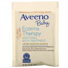 Load image into Gallery viewer, Aveeno baby eczema therapy soothing bath treatment
