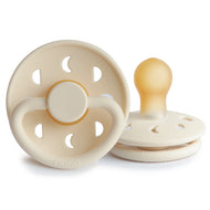 FRIGG Moon Phase Latex Baby Pacifier Cream