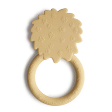 Load image into Gallery viewer, Mushie Teether Lion Soft Yellow
