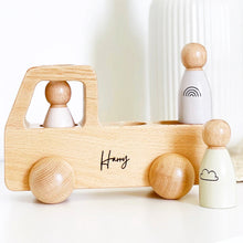 Load image into Gallery viewer, Wooden Truck for Peg Dolls
